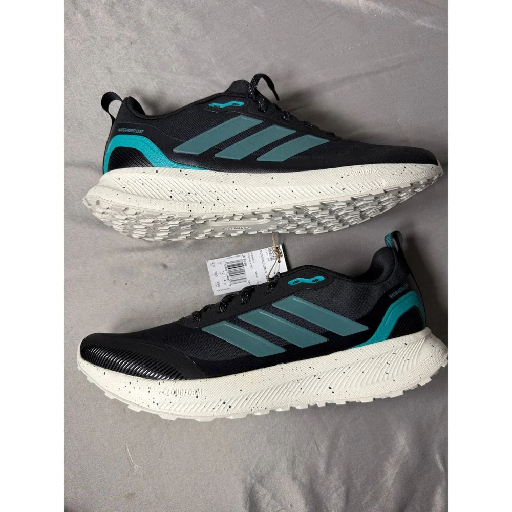 Adidas Runfalcon 5 TR Trail Running Shoes Carbon Arctic Fusion JP7626 Mens 12